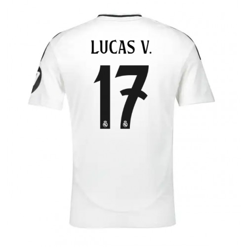 Fotbalové Dres Real Madrid Lucas Vazquez #17 Domácí 2024-25 Krátký Rukáv